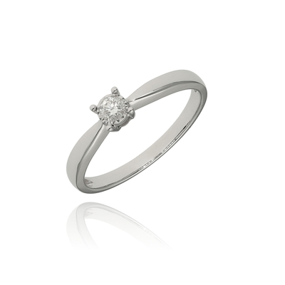 Fehér arany gyűrű 55-ös méret (M678/10-55)